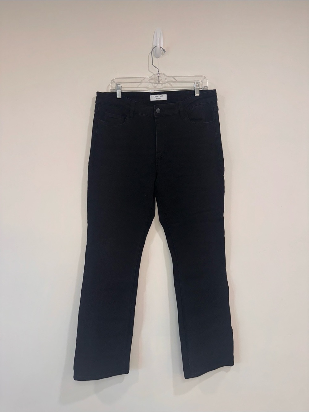Lovervet Black Straight-Leg Women’s Jeans